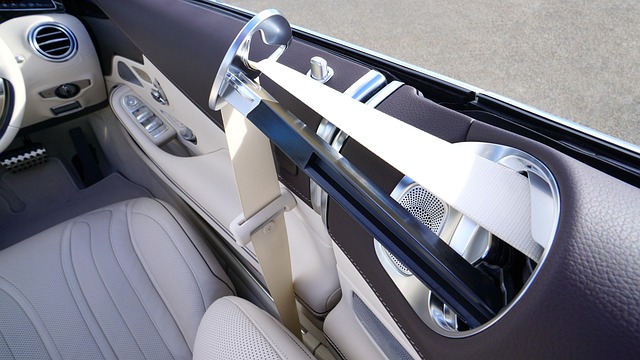 premium leather seat stitching close-up luxury car interior detailing